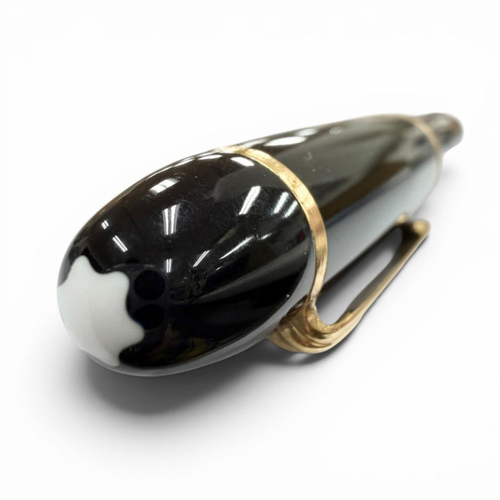 美品▼MONTBLANC モンブラン マイスターシュテュック 149 ペン先14K EFニブ ホワイトスター 万年筆 ブラック ゴールド ドイツ製 メンズ