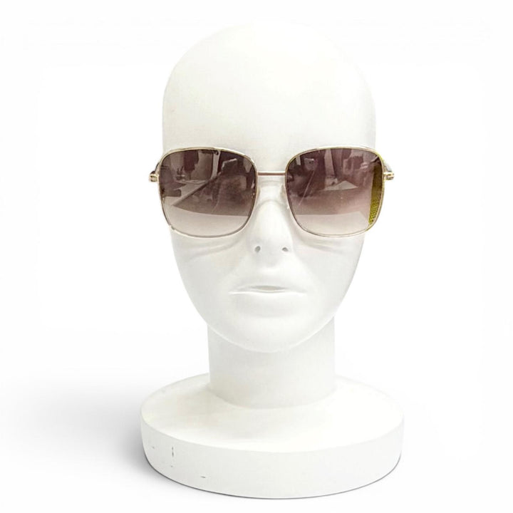 未使用△TOM FORD トムフォード TF722-K スクエア サングラス ゴールド ボルドー レンズ：ブラウングラデーション 59□17 145 デモレンズ