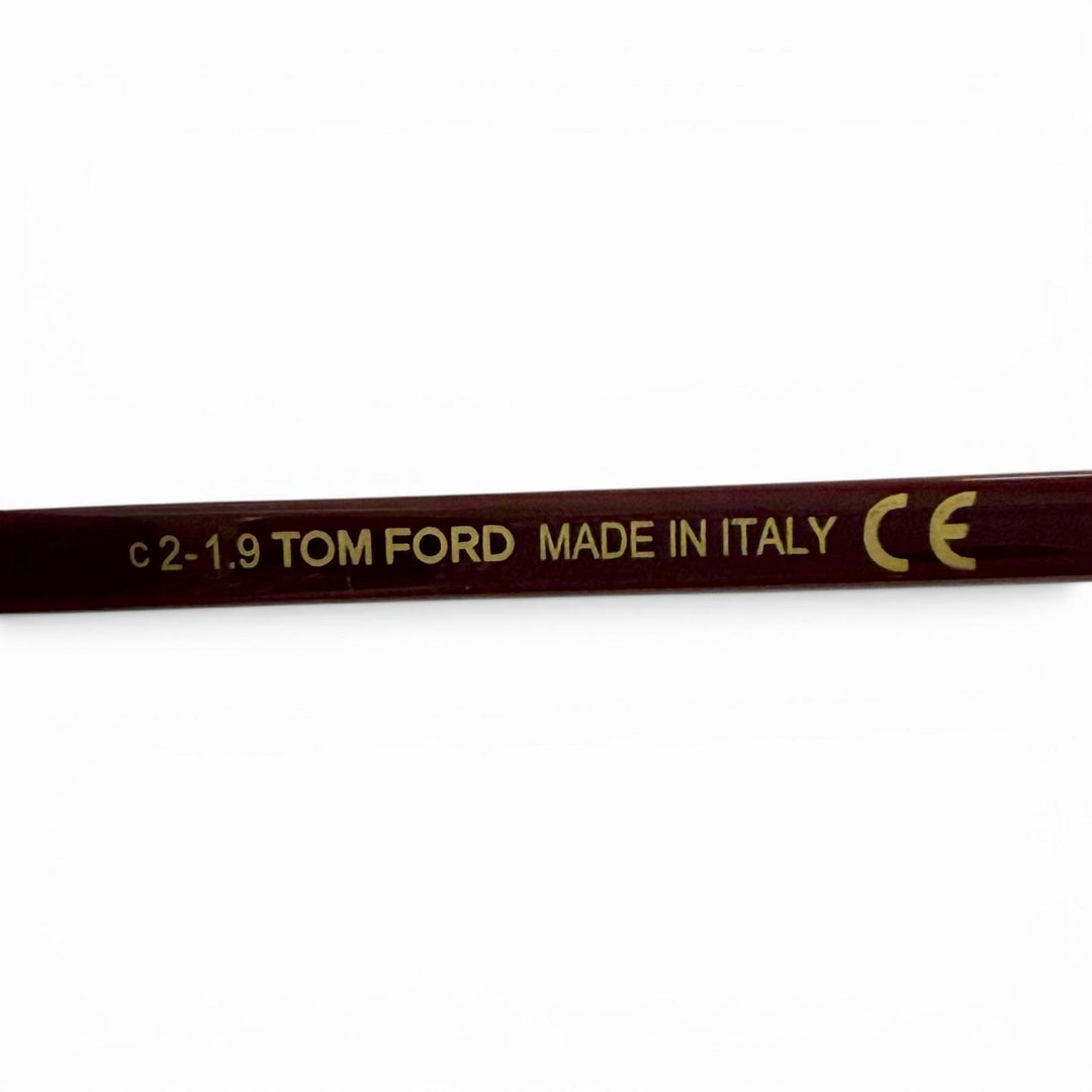 未使用△TOM FORD トムフォード TF722-K スクエア サングラス ゴールド ボルドー レンズ：ブラウングラデーション 59□17 145 デモレンズ