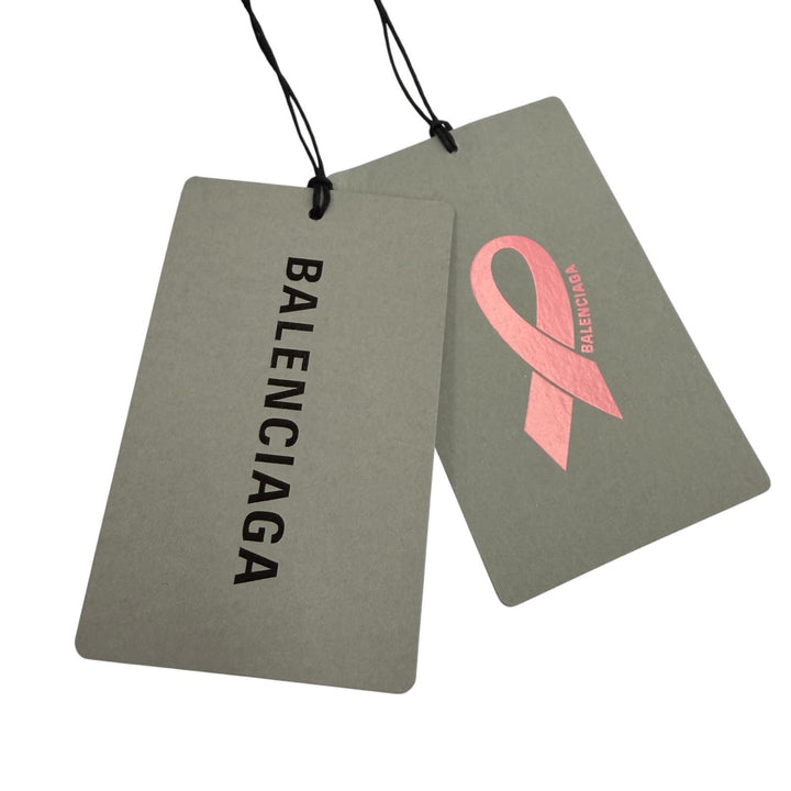 未使用品▼BALENCIAGA バレンシアガ 641655 We Are Pink オーバーサイズ クルーネック ショートスリーブ 半袖Ｔシャツ ブラック S 正規品