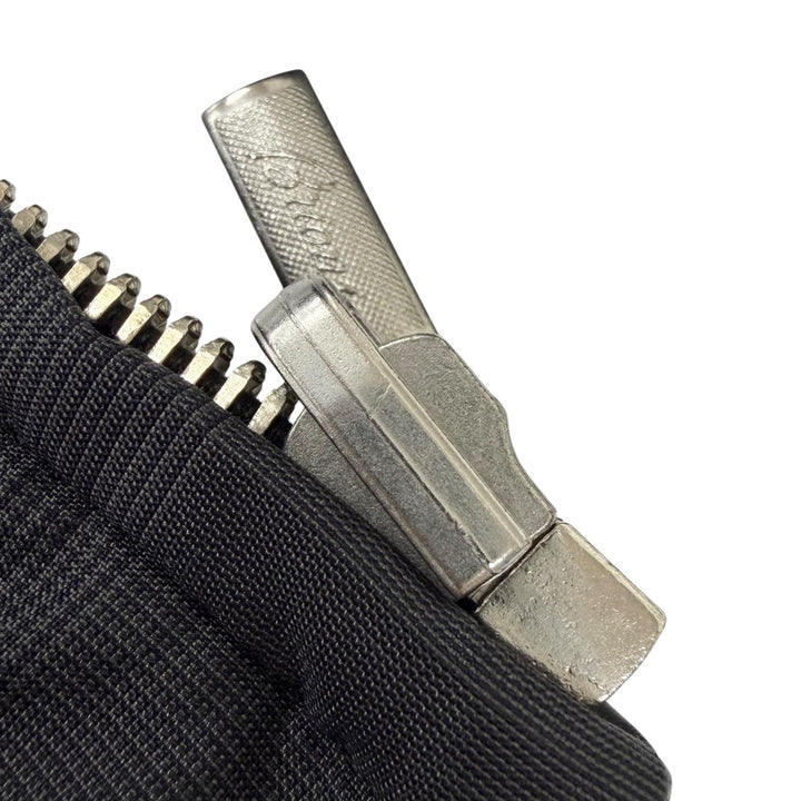 美品□Brioni ブリオーニ 羊革 シルク リバーシブル ブルゾンジャケット レザージャケット チャコールグレー 50 イタリア製 正規品