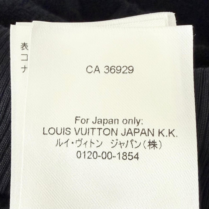 美品□LOUIS VUITTON ルイヴィトン 24SS モノグラムフレンチテリー パイル地 ショートパンツ ブラック L イタリア製 正規品 メンズ