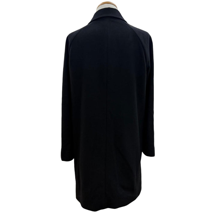 美品▼Paul Smith ポールスミス カシミヤ100% ステンカラーコート ブラック M 日本製 正規品 メンズ シンプル ビジネスオススメ◎