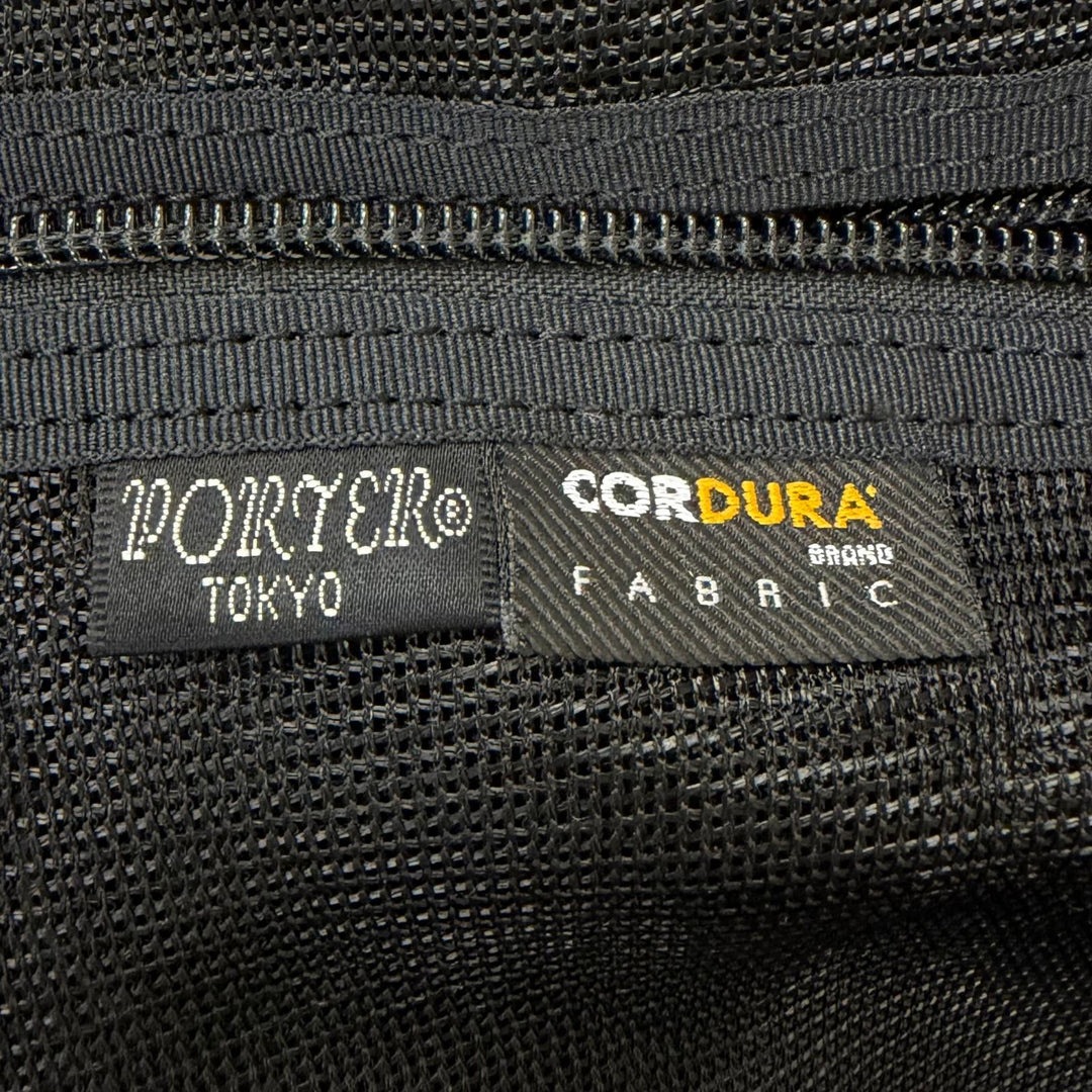 極美品□PORTER ポーター 853-07994 BOOTH PACK 3WAY DUFFLE BAG(L) コーデュラナイロンオックス 70L 大型 ボストンバッグ 黒 日本製