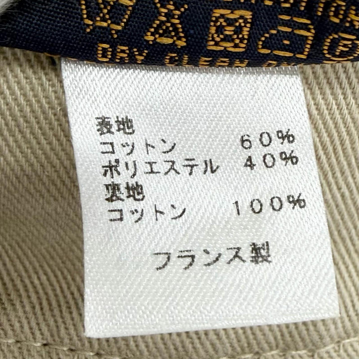 美品△LOUIS VUITTON ルイヴィトン MP2441 シャポー モノグラムデニム リバーシブル バケットハット 帽子 インディゴブルー L 正規品