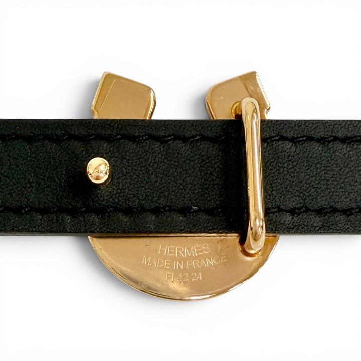 未使用品△HERMES エルメス キット ジョケット ヴォースイフト ヴォーエプソン ゴールデンイエロー リバーシブルベルト 茶色 黒 70 K刻印