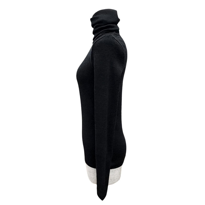 極美品△tricot COMME des GARCONS トリココムデギャルソン ヴィンテージ AD2008 TB-T032 ウール タートルネック ニット 約M相当 正規品