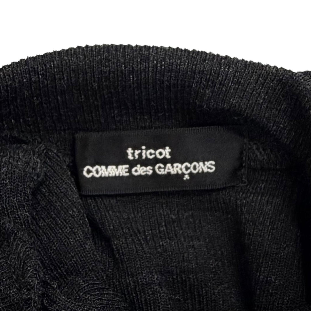 極美品△tricot COMME des GARCONS トリココムデギャルソン ヴィンテージ AD2008 TB-T032 ウール タートルネック ニット 約M相当 正規品