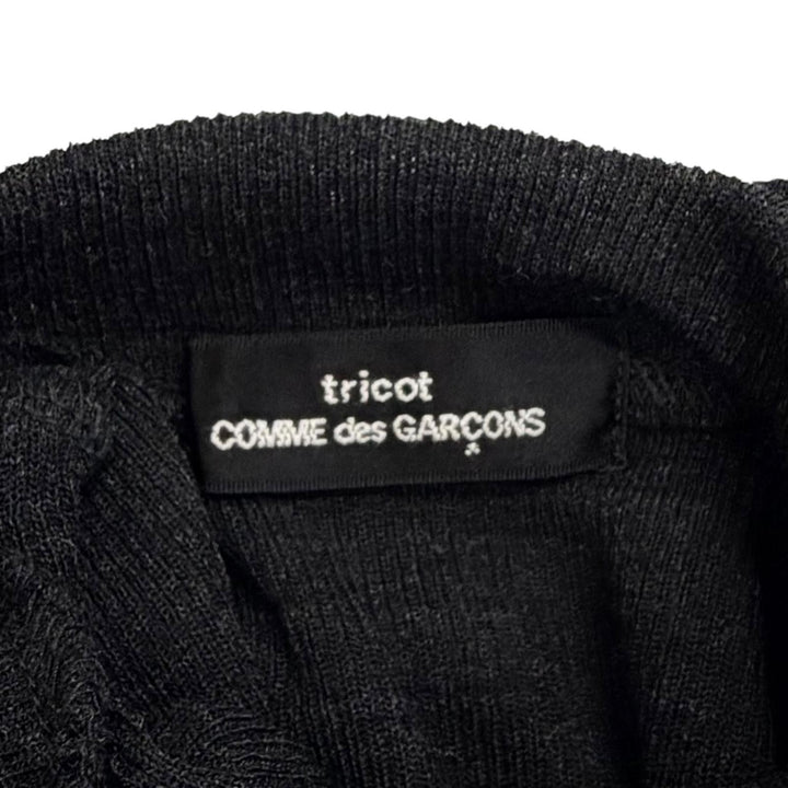 極美品△tricot COMME des GARCONS トリココムデギャルソン ヴィンテージ AD2008 TB-T032 ウール タートルネック ニット 約M相当 正規品