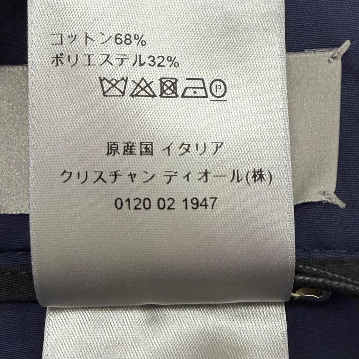 未使用品▼DIOR ディオール オム 113C126A5034 ロゴベルト ワイドテーパード ジョガートラウザー イージーパンツ ネイビー 48 正規品