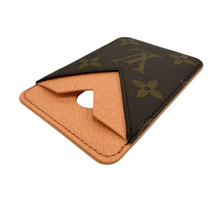 未使用品☆LOUIS VUITTON ルイヴィトン M25871 ポルトカルト・マグネット モノグラムキャンバス パスケース カードケース オレンジ系