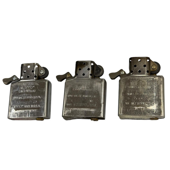 良品▼ZIPPO HARLEY DAVIDSON ジッポ ハーレーダビッドソン オイルライター 3点セット シルバー ブラック USA製 メンズ 箱付き