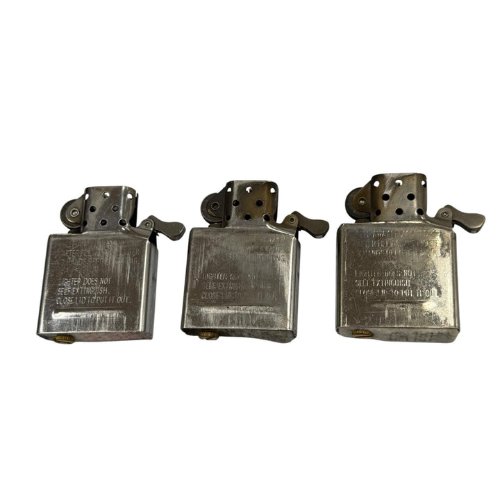 良品▼ZIPPO HARLEY DAVIDSON ジッポ ハーレーダビッドソン オイルライター 3点セット シルバー ブラック USA製 メンズ 箱付き
