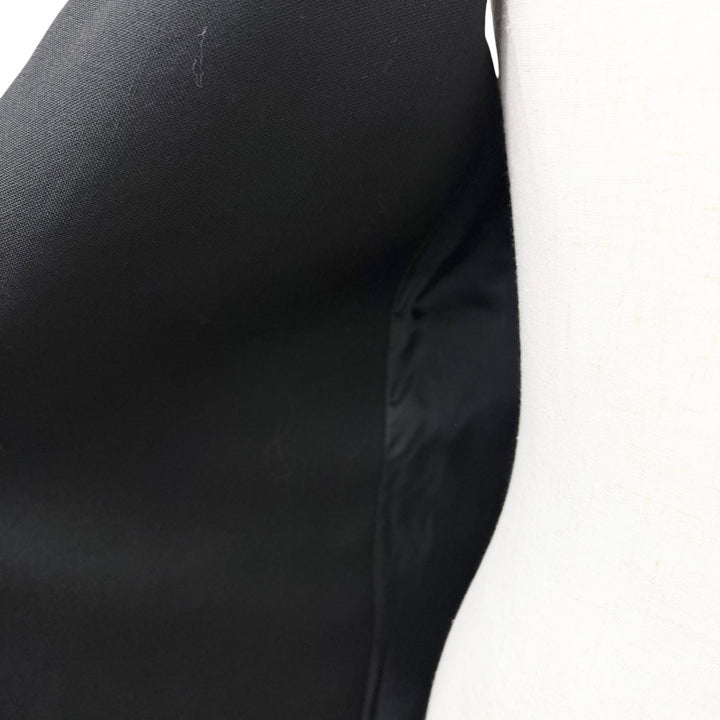 極美品□Dior HOMME ディオールオム ヴィンテージ ウール モヘア 2007年AW エディ期 ジレ ロングベスト ブラック 44 イタリア製 正規品
