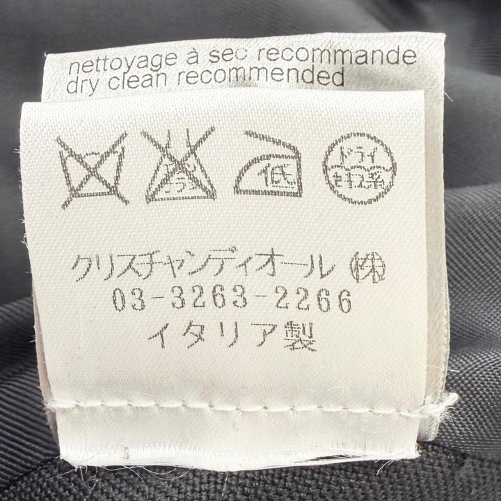 極美品□Dior HOMME ディオールオム ヴィンテージ ウール モヘア 2007年AW エディ期 ジレ ロングベスト ブラック 44 イタリア製 正規品