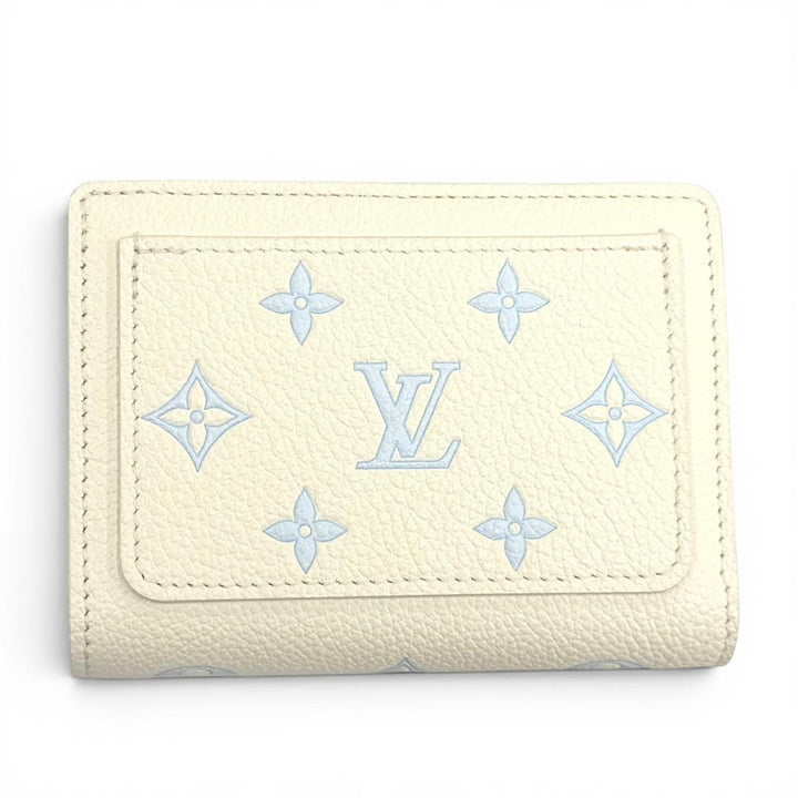 未使用品★LOUIS VUITTON ルイヴィトン M28274 ポルトフォイユ クレア モノグラムアンプラント 二つ折り財布 箱・保存袋付