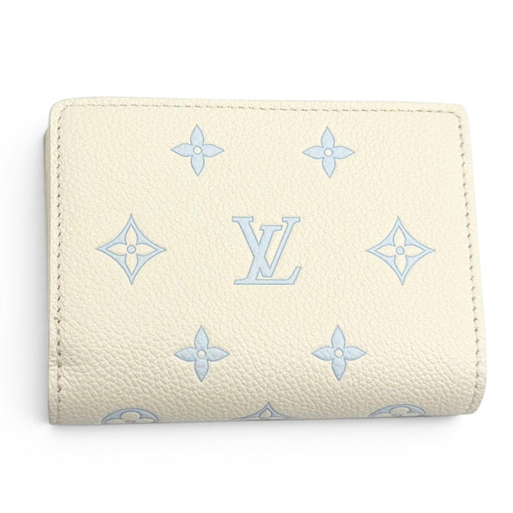 未使用品★LOUIS VUITTON ルイヴィトン M28274 ポルトフォイユ クレア モノグラムアンプラント 二つ折り財布 箱・保存袋付