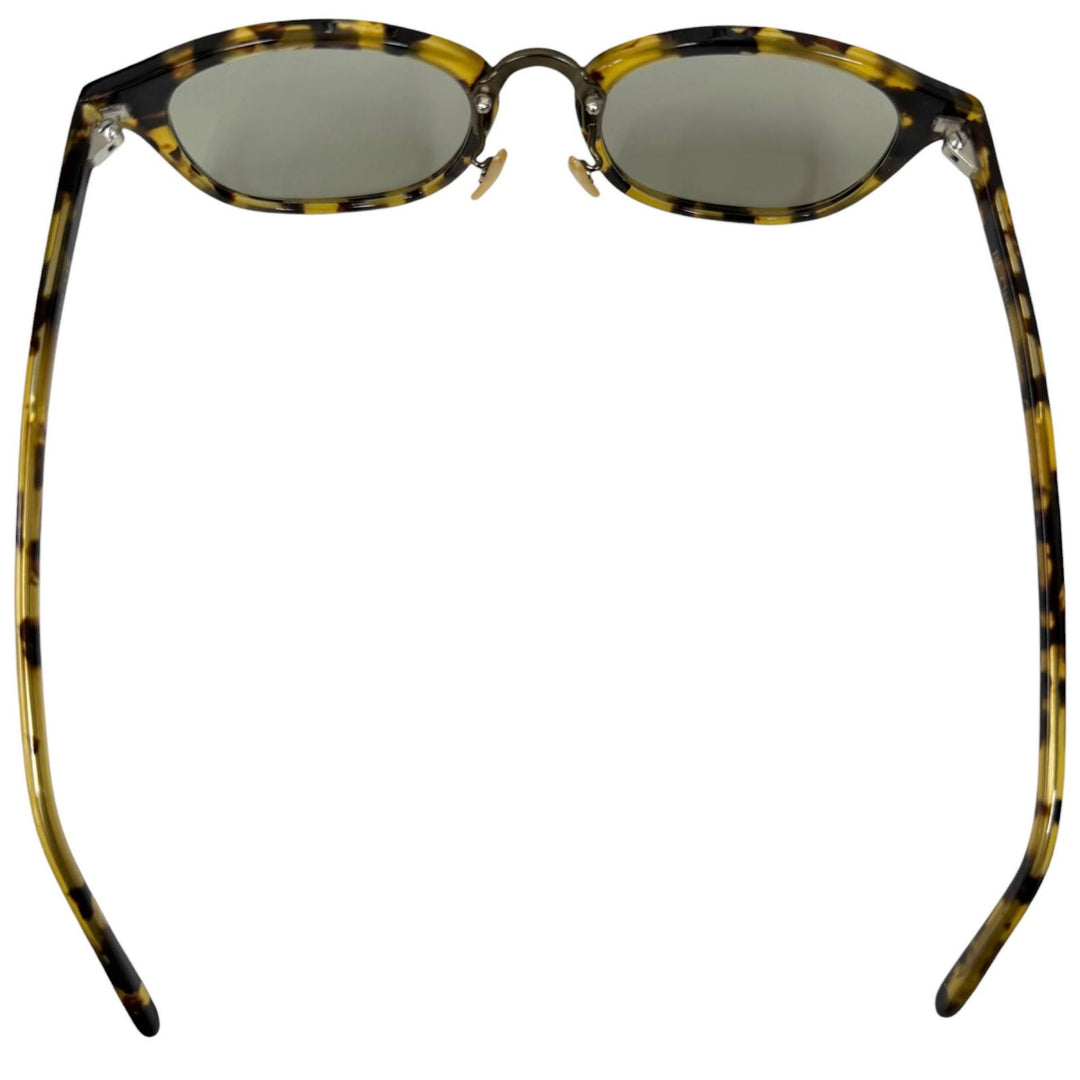 美品□BJ CLASSIC COLLECTION ビージェークラシックコレクション COM-521 ボストンウェリントン サングラス イエローマーブル 49□20-145