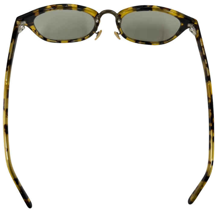 美品□BJ CLASSIC COLLECTION ビージェークラシックコレクション COM-521 ボストンウェリントン サングラス イエローマーブル 49□20-145