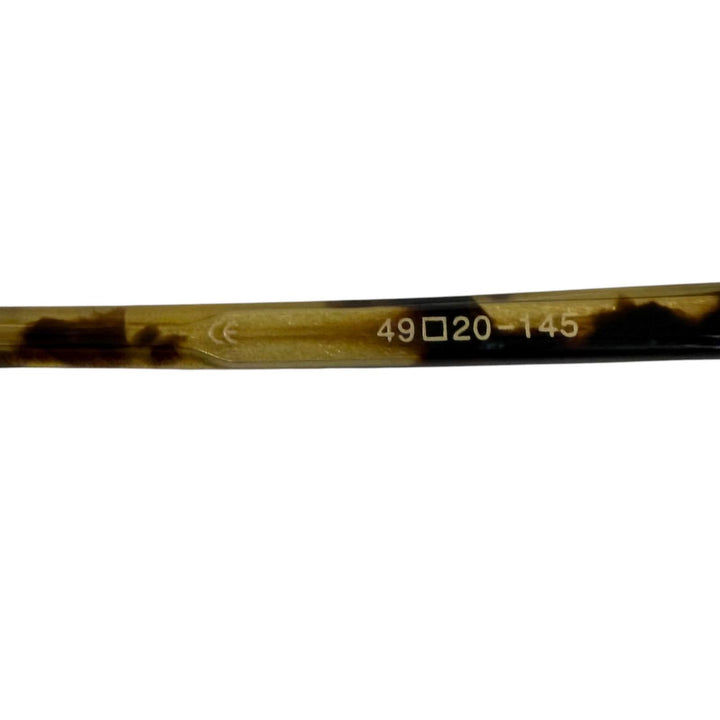 美品□BJ CLASSIC COLLECTION ビージェークラシックコレクション COM-521 ボストンウェリントン サングラス イエローマーブル 49□20-145
