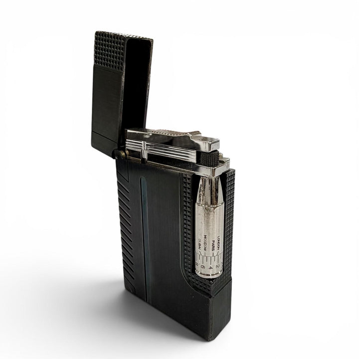 外装良品◇Dupont デュポン ジェームズ ボンド 007 世界5007個限定 ケース付き ガスライター 喫煙具 ブラック系 仏製 メンズ 着火不可