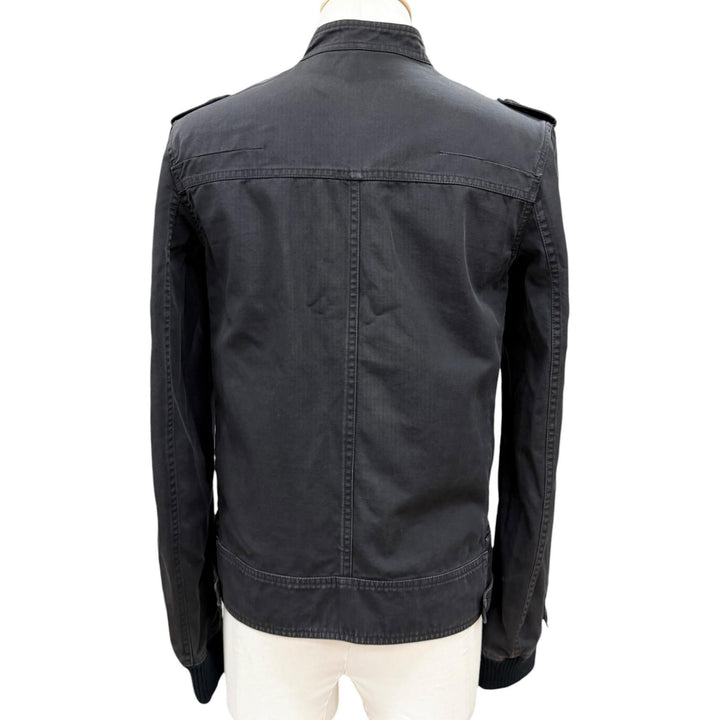 良品□Dior HOMME ディオールオム 06SS 6EH1043603 エディ・スリマン THE PREST期 サファリジャケット チャコール 44 イタリア製 正規品