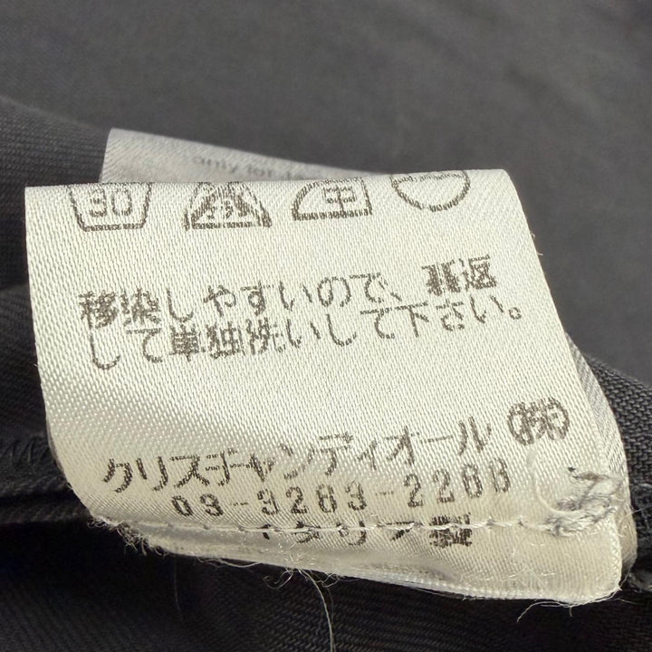 良品□Dior HOMME ディオールオム 06SS 6EH1043603 エディ・スリマン THE PREST期 サファリジャケット チャコール 44 イタリア製 正規品