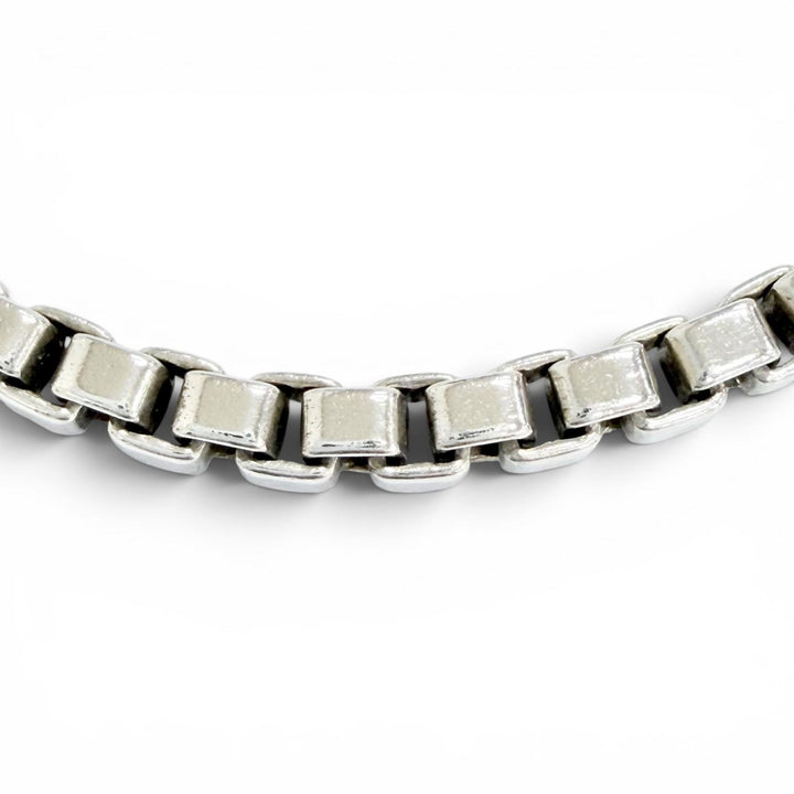 美品△TIFFANY&amp;Co. ティファニー ベネチアン ブレスレット アクセサリー 925 シルバー 重量15.28g レディース 箱・保存袋付き オススメ◎
