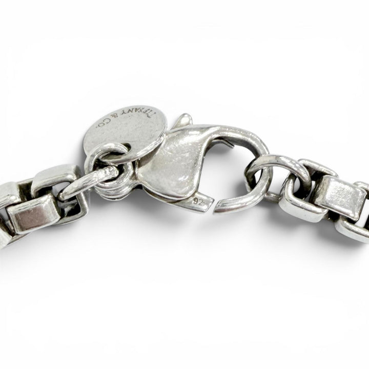美品△TIFFANY&amp;Co. ティファニー ベネチアン ブレスレット アクセサリー 925 シルバー 重量15.28g レディース 箱・保存袋付き オススメ◎