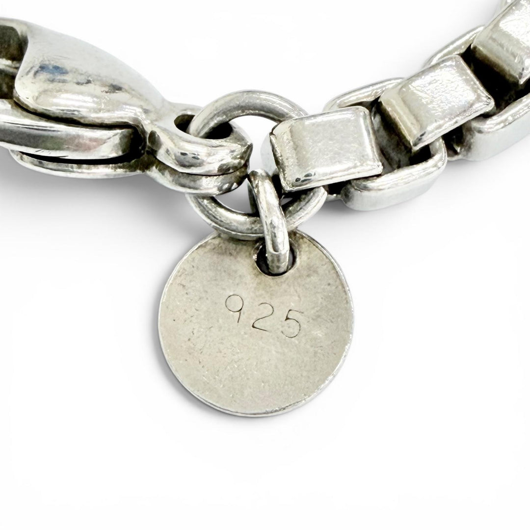 美品△TIFFANY&amp;Co. ティファニー ベネチアン ブレスレット アクセサリー 925 シルバー 重量15.28g レディース 箱・保存袋付き オススメ◎