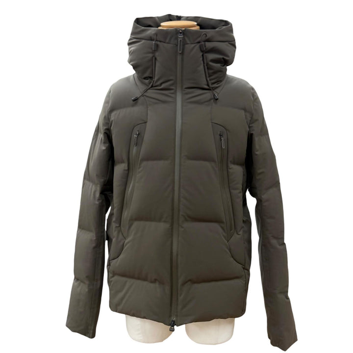 美品▼DESCENTE ALLTERRAIN MIZUSAWA DOWN デサントオルテライン 水沢ダウン DAMUGK30U Mountaineer WZIPUP ダウンジャケット L 正規品