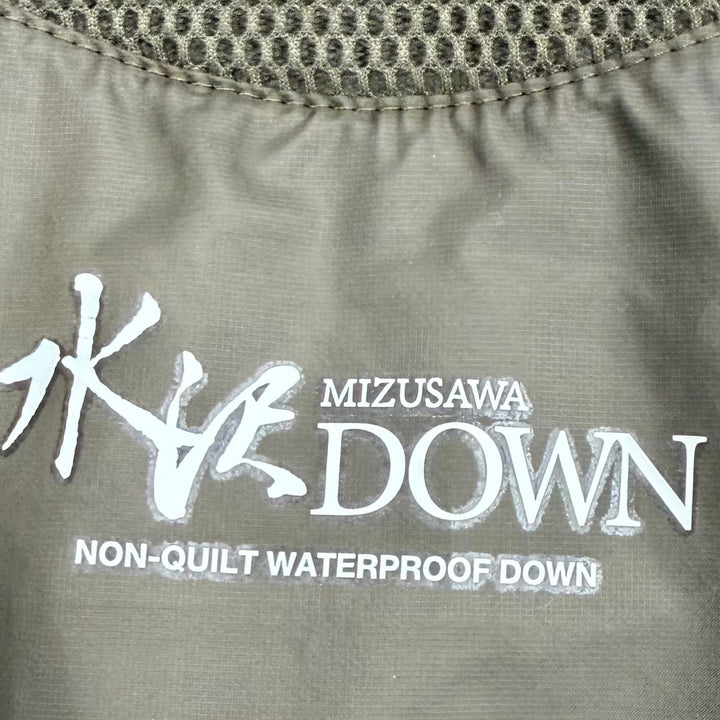 美品▼DESCENTE ALLTERRAIN MIZUSAWA DOWN デサントオルテライン 水沢ダウン DAMUGK30U Mountaineer WZIPUP ダウンジャケット L 正規品