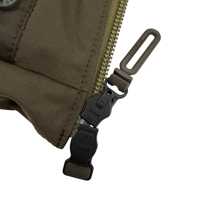 美品▼DESCENTE ALLTERRAIN MIZUSAWA DOWN デサントオルテライン 水沢ダウン DAMUGK30U Mountaineer WZIPUP ダウンジャケット L 正規品