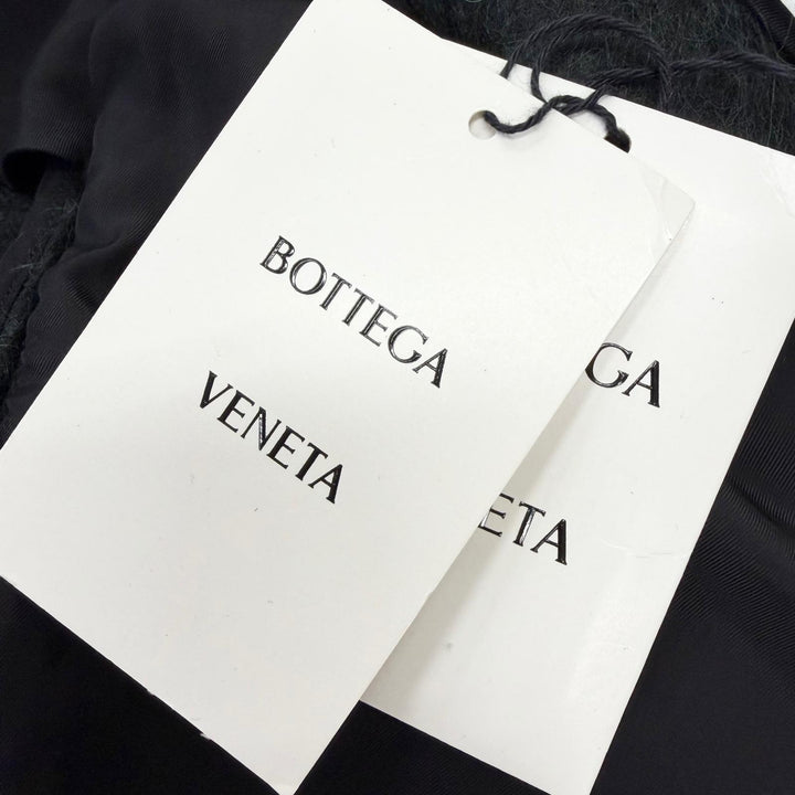 極美品□BOTTEGAVENETA ボッテガヴェネタ アルパカ混 起毛地 ダブルブレスト ピーコート ダークグリーン 46 イタリア製 正規品 メンズ