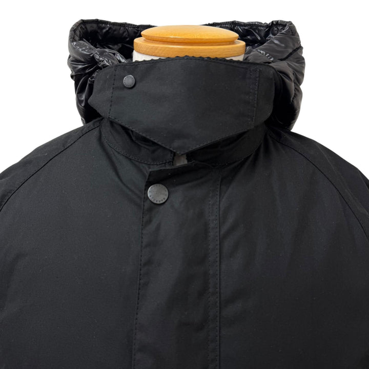 極美品□MONCLER GENIUS 2 Barbour モンクレールジーニアス 2 バブアー WIGHT ダウンライナー付き ワックスジャケット M 正規品 メンズ