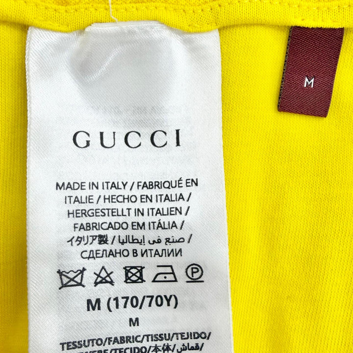 未使用品△GUCCI グッチ 24AW 789188 GG柄 ウェブストライプ スカート風 ショートパンツ イエロー M 伊製 正規品 レディース 保存袋付き