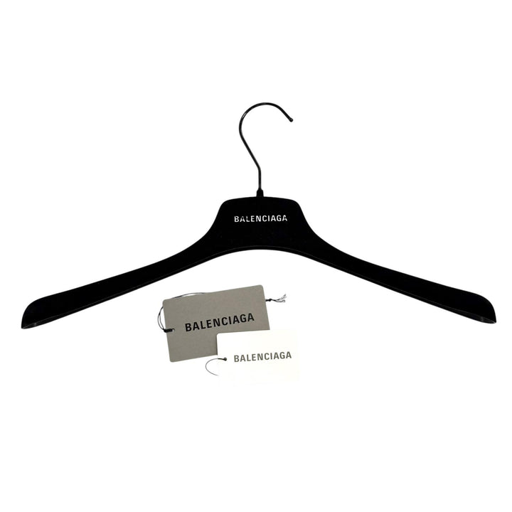 極美品★BALENCIAGA バレンシアガ 21AW 671398 コットン100％ キャンペーンロゴ ダメージ加工 切替デザイン ワンピース XS 正規品