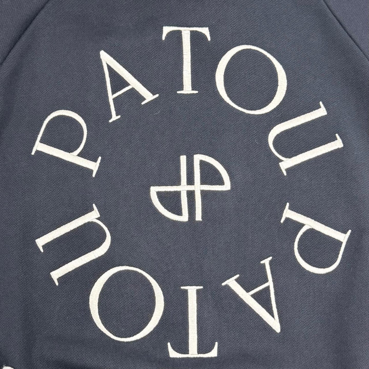 未使用品☆PATOU パトゥ JE0699985999B オーガニックコットン メダイヨンロゴ クロップドフーディー パーカー ブラック S レディース