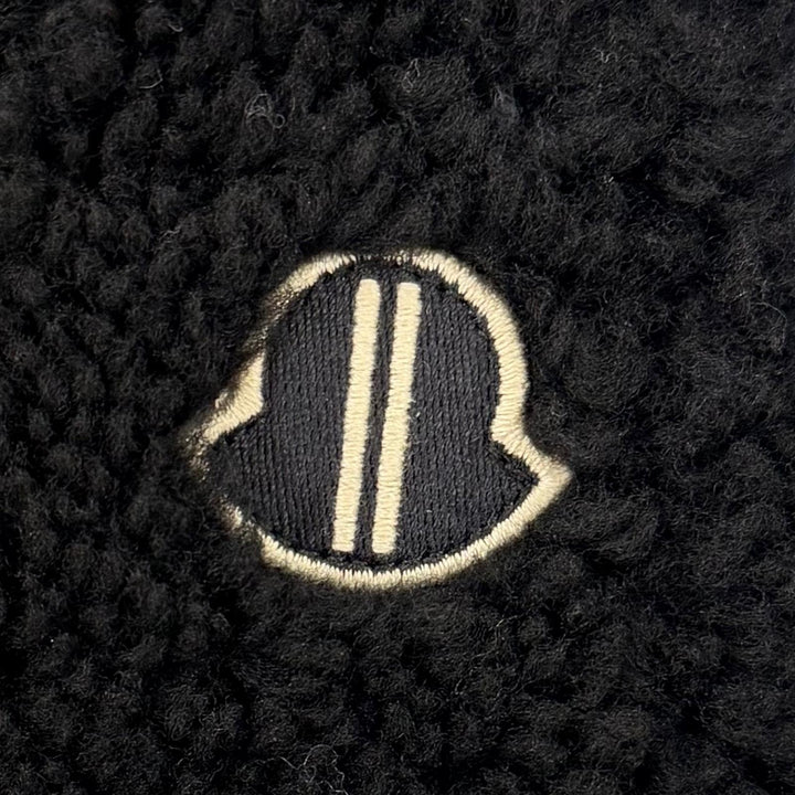 未使用品▼MONCLER RICK OWENS モンクレール リックオウエンス F209N1B50401 COYOTE ワッペン ラムレザー使い ダウンジャケット 2 正規品