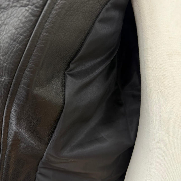 極美品□schott ショット 7823950091 541XX CAFE RACER NEW NAKED 牛革 シングル ライダースジャケット ブラック 34 USA製 正規品 メンズ