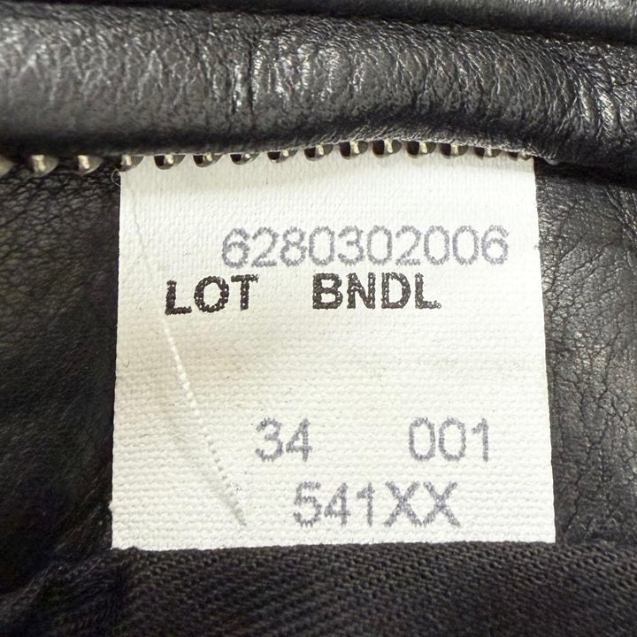 極美品□schott ショット 7823950091 541XX CAFE RACER NEW NAKED 牛革 シングル ライダースジャケット ブラック 34 USA製 正規品 メンズ