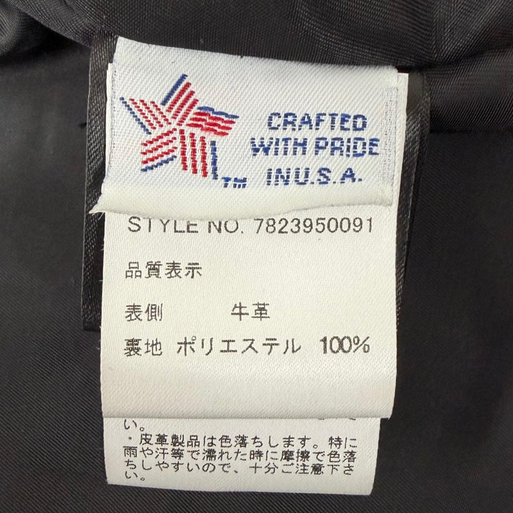 極美品□schott ショット 7823950091 541XX CAFE RACER NEW NAKED 牛革 シングル ライダースジャケット ブラック 34 USA製 正規品 メンズ