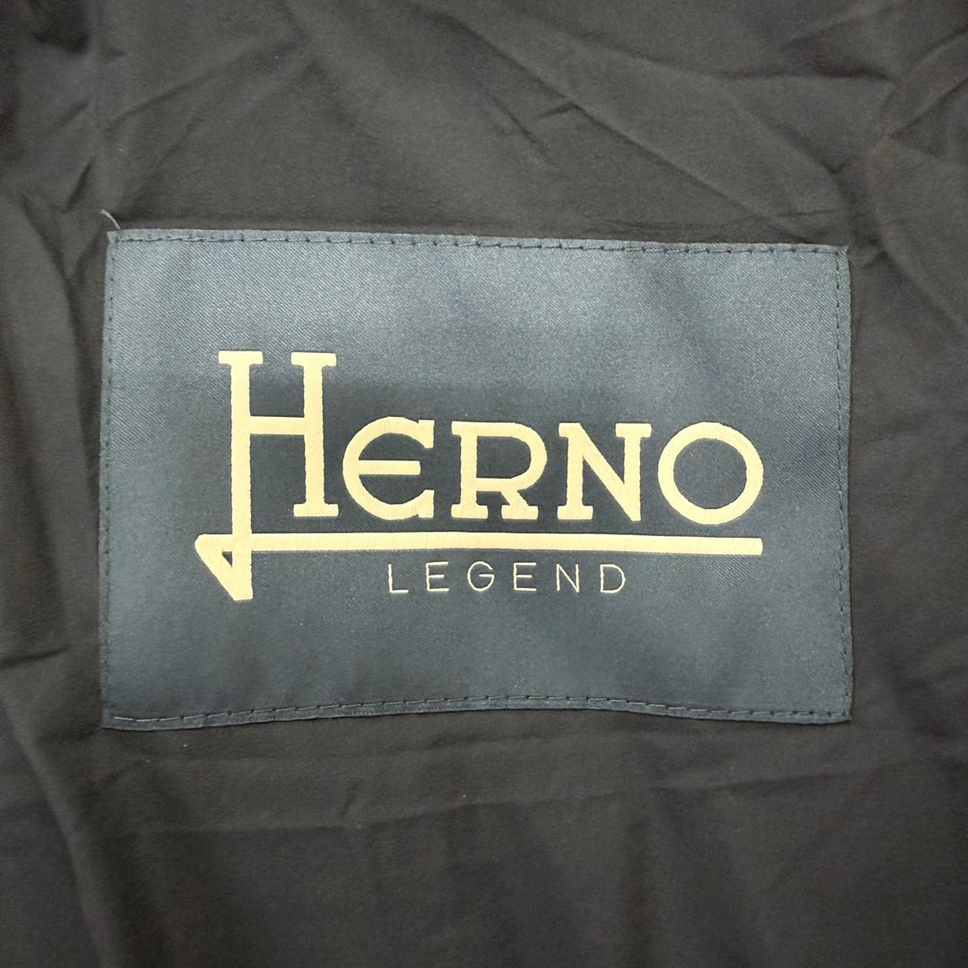 美品□Herno ヘルノ 2024年製 PI004ULE レジェンド LESKIMO ダウンジャケット ダウンコート ネイビー 44 正規品 メンズ ハンガー付き