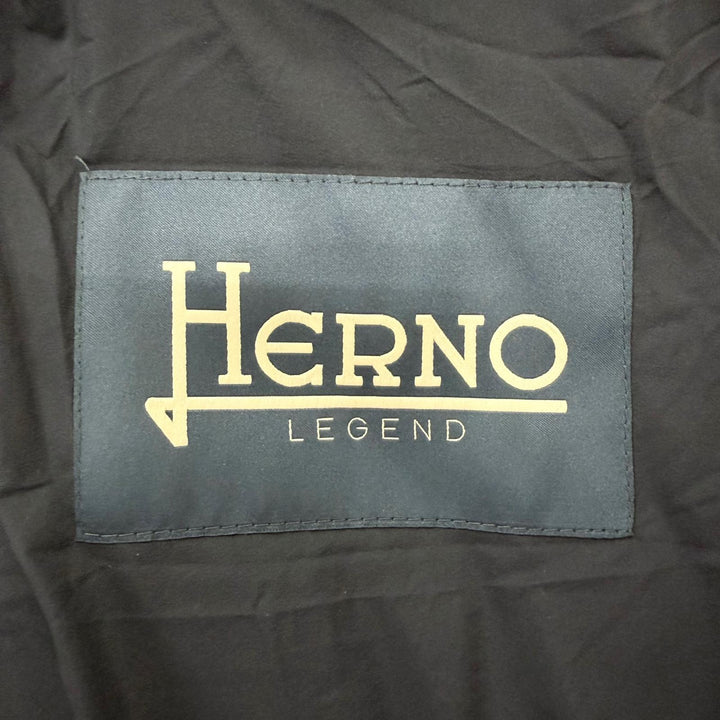 美品□Herno ヘルノ 2024年製 PI004ULE レジェンド LESKIMO ダウンジャケット ダウンコート ネイビー 44 正規品 メンズ ハンガー付き