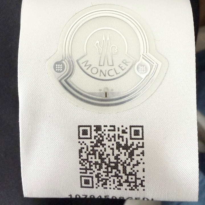 美品□MONCLER GRENOBLE モンクレール グルノーブル 2024年製 MAGLIA CARDIGAN フリースジャケット ブラック S イタリア製 正規品 メンズ