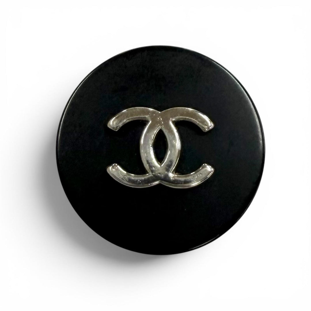 美品★CHANEL シャネル ココマーク ボタン 大1個 小6個 計7点セット ボタン ブラック シルバー金具 レディース