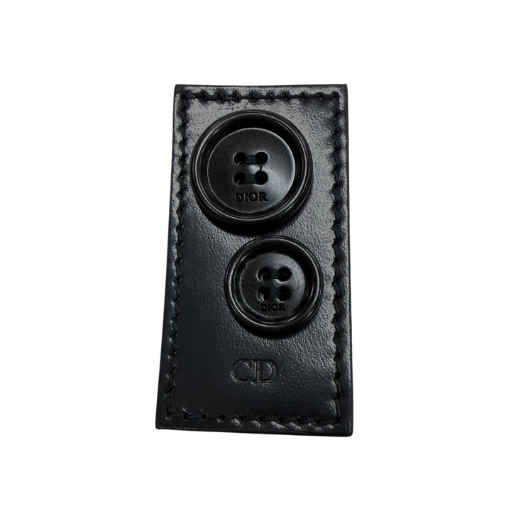 極美品▼DIOR ディオール オム 933C702A4884 ウール100% ロゴ入りボタン シングルジャケット テーラード ブラック 46 伊製 正規品 メンズ