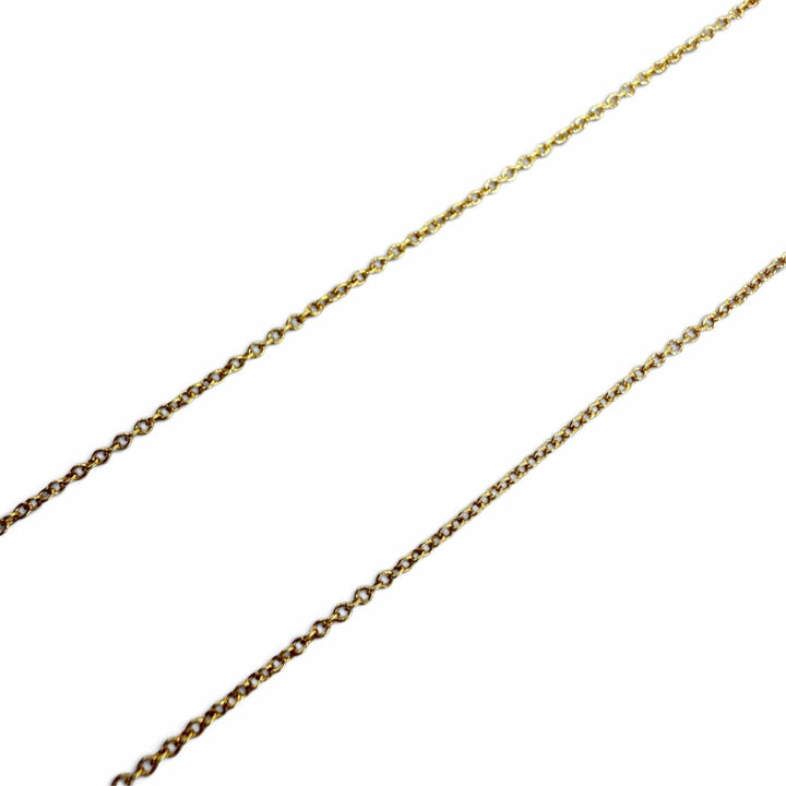 美品☆TIFFANY&amp;Co. ティファニー シュガースタック 750（YG）ピンクトルマリン ネックレス イエローゴールド ピンク 重量3.16g 箱付き