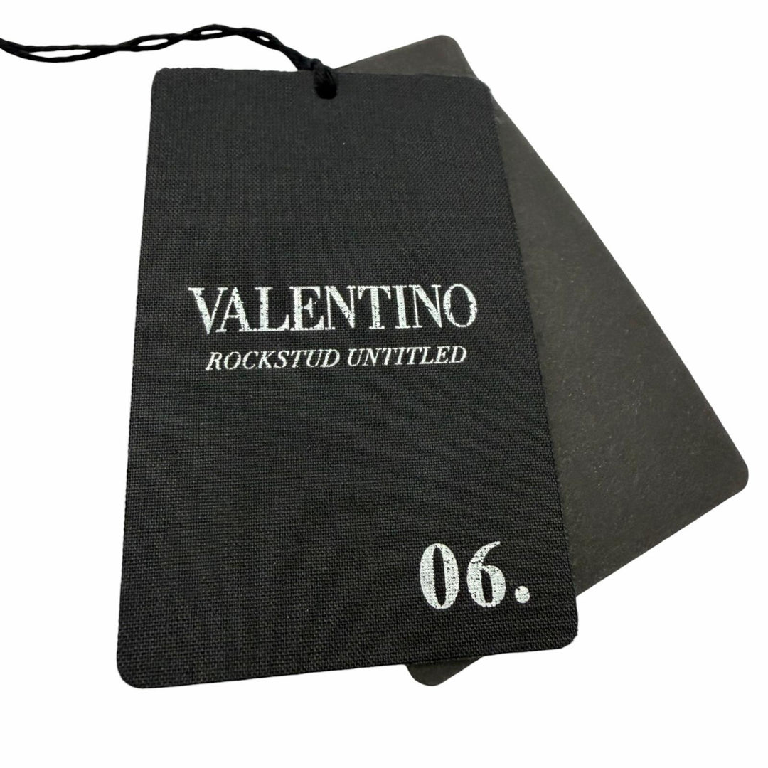 【ドンドン見直し】美品 ▼VALENTINO ヴァレンティノ PB3DD03L2WY コットン ロックスタッズ デニムパンツ ブラック 30 イタリア製 正規品