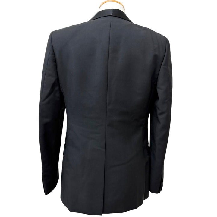 極美品□GUCCI グッチ 23AW 645351 モヘア ウール ショールカラー タキシード テーラードジャケット ブラック 46 イタリア製 正規品